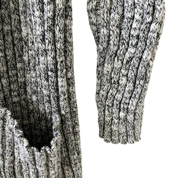Hollister Y2K Cardigan Heathered Gray Open Front Sz. Large Casual Casual - Picture 6 of 10